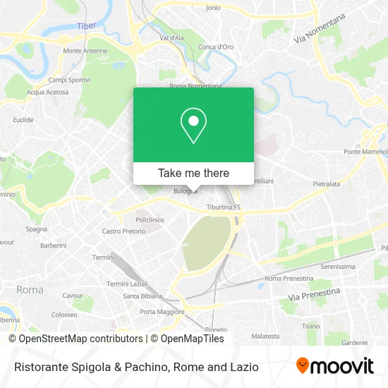 Ristorante Spigola & Pachino map