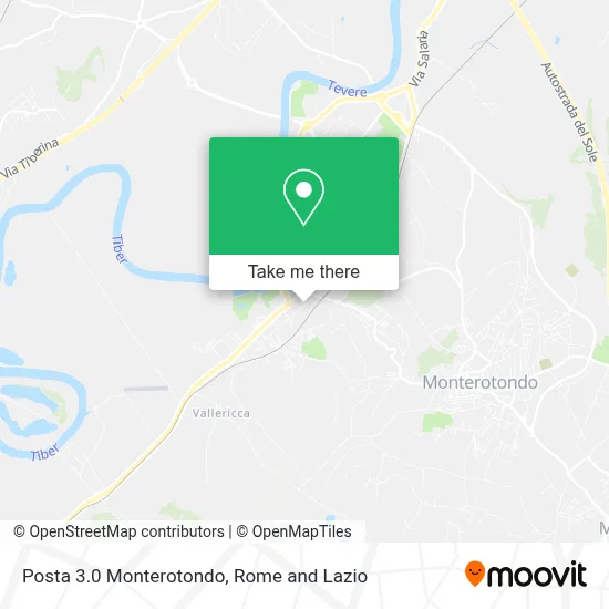Posta 3.0 Monterotondo map