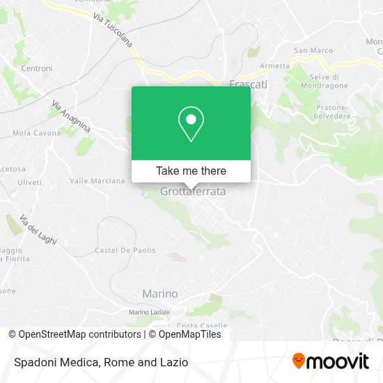 Spadoni Medica map