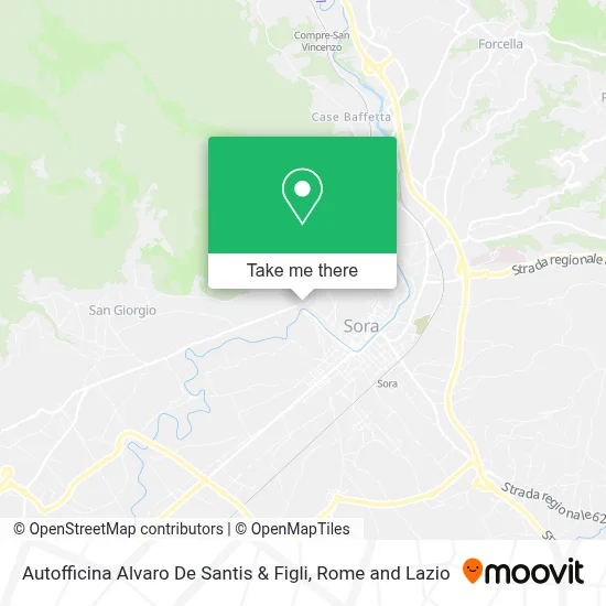 Autofficina Alvaro De Santis & Figli map