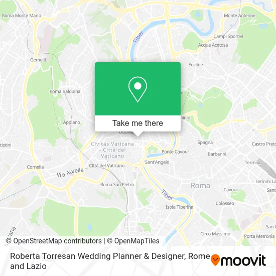 Roberta Torresan Wedding Planner & Designer map