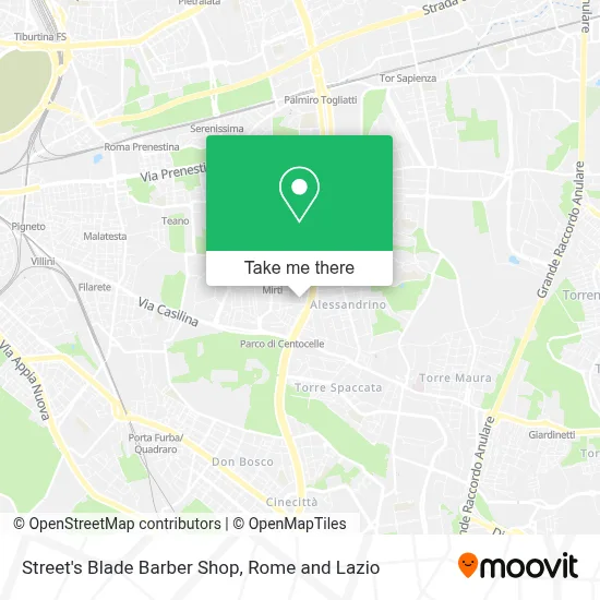 Street's Blade Barber Shop map