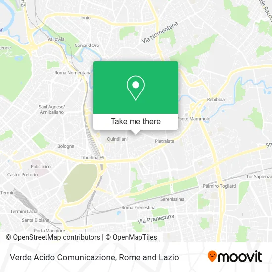 Verde Acido Comunicazione map