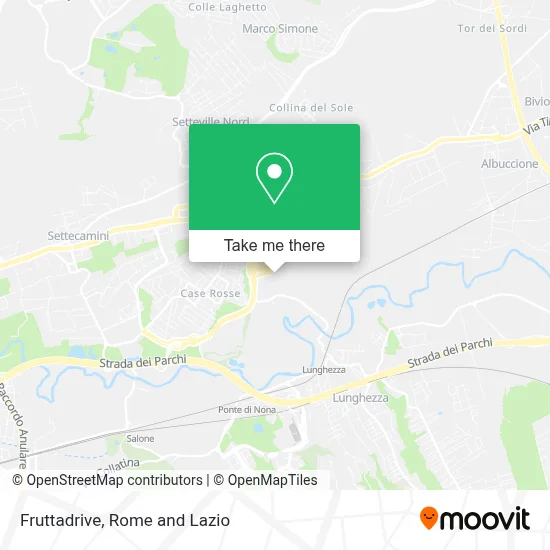Fruttadrive map
