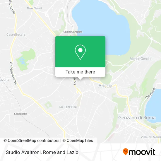 Studio Avaltroni map