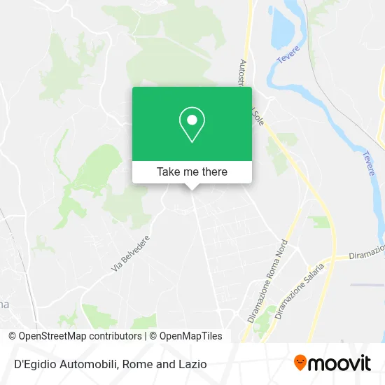 D'Egidio Automobili map
