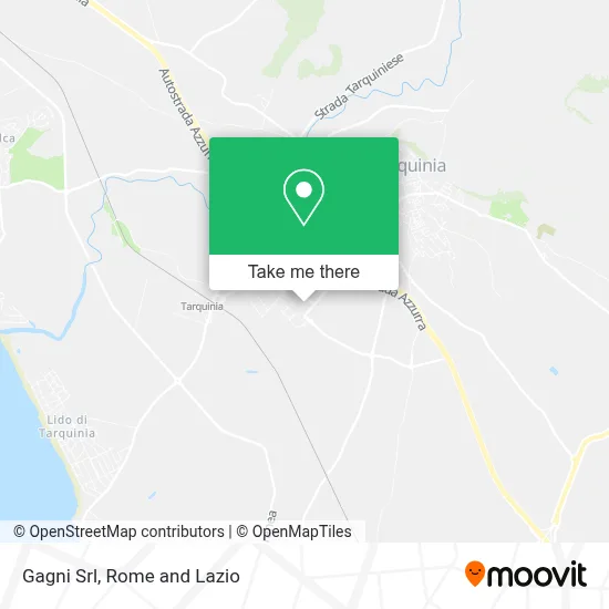 Gagni Srl map