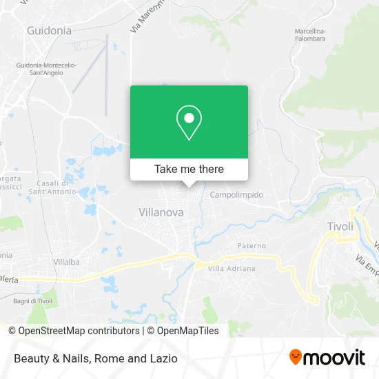 Beauty & Nails map