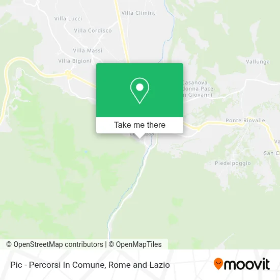 Pic - Percorsi In Comune map