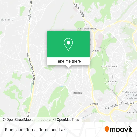 Ripetizioni Roma map