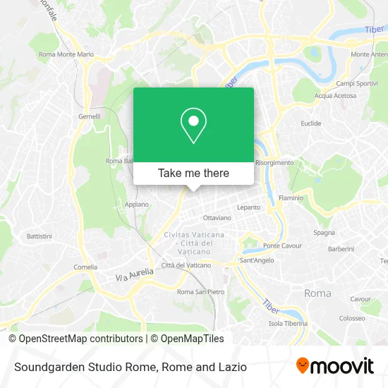 Soundgarden Studio Rome map