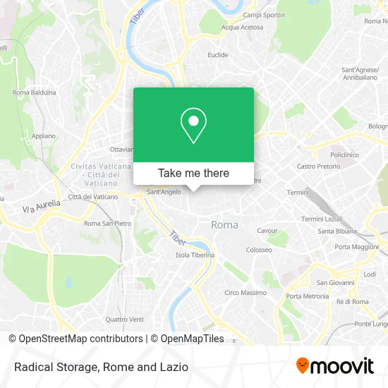 Radical Storage map