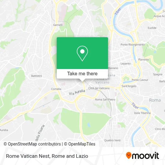 Rome Vatican Nest map
