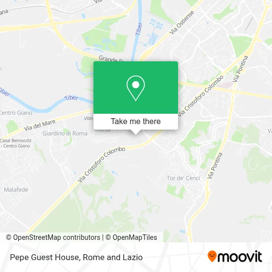 Pepe Guest House map