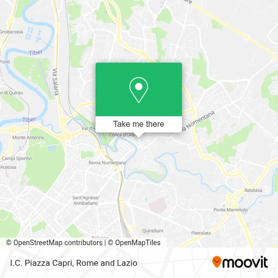 I.C. Piazza Capri map