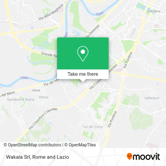 Wakala Srl map