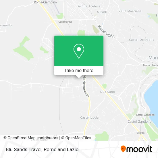 Blu Sands Travel map