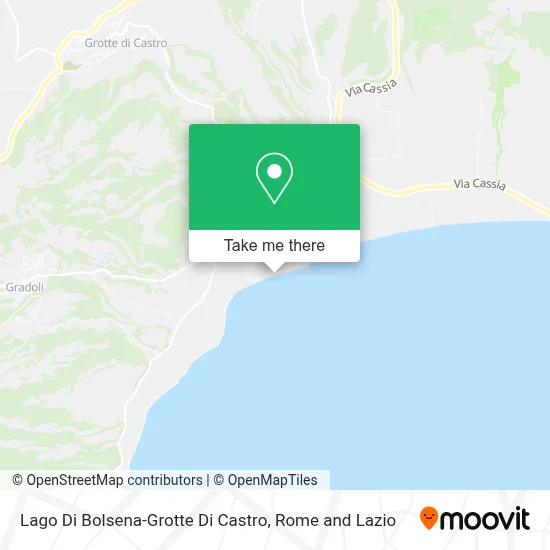 Lago Di Bolsena-Grotte Di Castro map