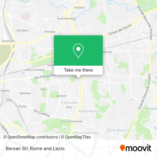 Bersan Srl map