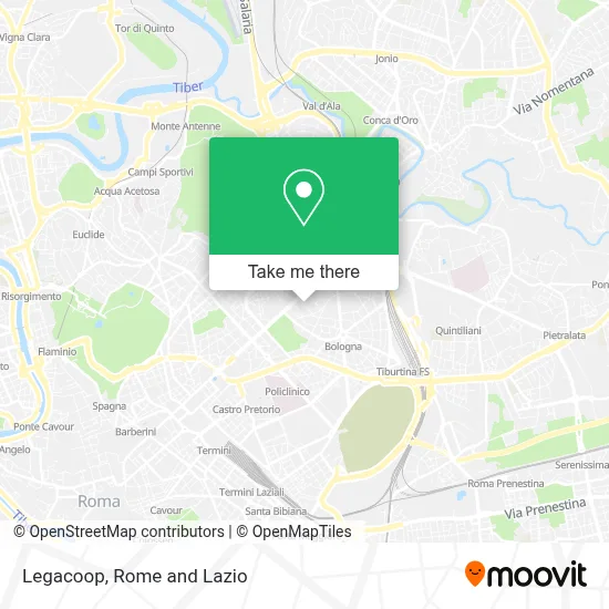 Legacoop map