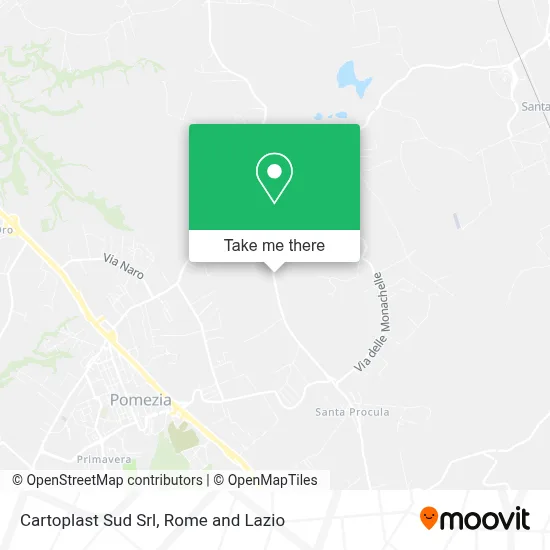 Cartoplast Sud Srl map