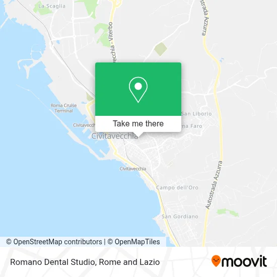 Romano Dental Studio map