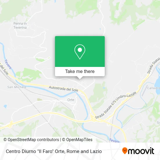 Centro Diurno "Il Faro" Orte map