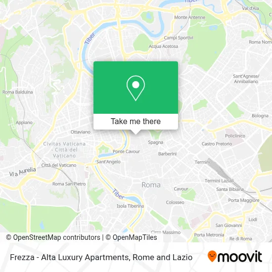 Frezza - Alta Luxury Apartments map