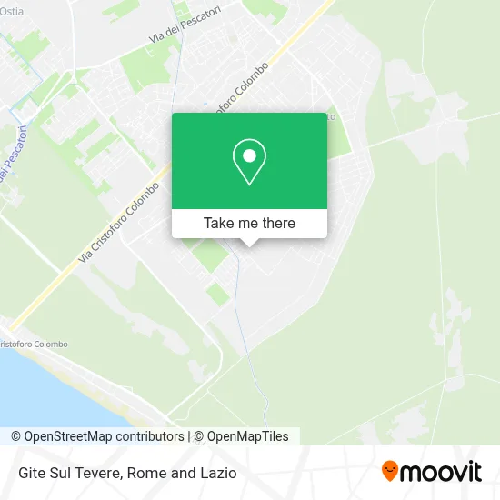 Gite Sul Tevere map