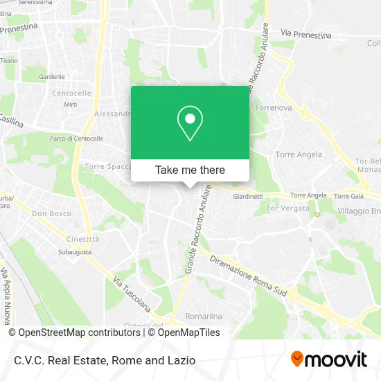 C.V.C. Real Estate map