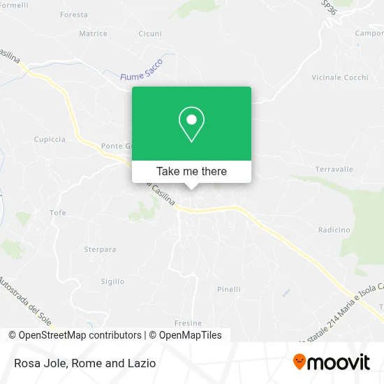 Rosa Jole map
