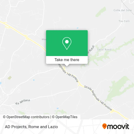 AD Projects map