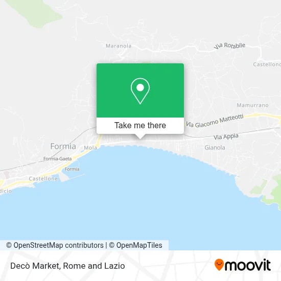 Decò Market map