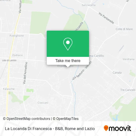 La Locanda Di Francesca - B&B map