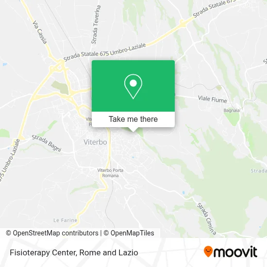 Fisioterapy Center map