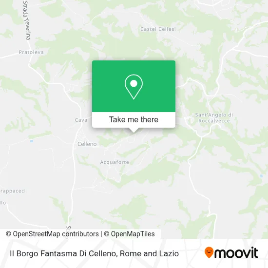 II Borgo Fantasma Di Celleno map