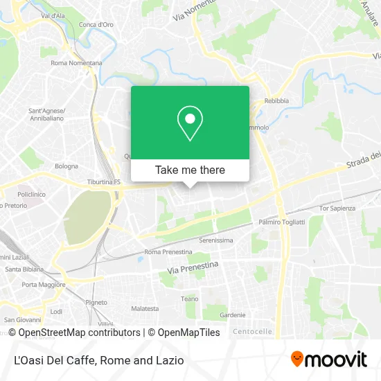 L'Oasi Del Caffe map