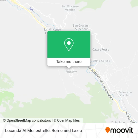 Locanda Al Menestrello map