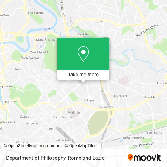 Department of Philosophy map