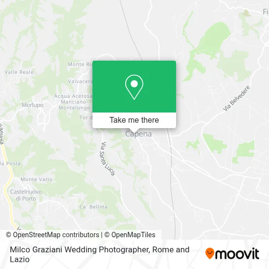 Milco Graziani Wedding Photographer map