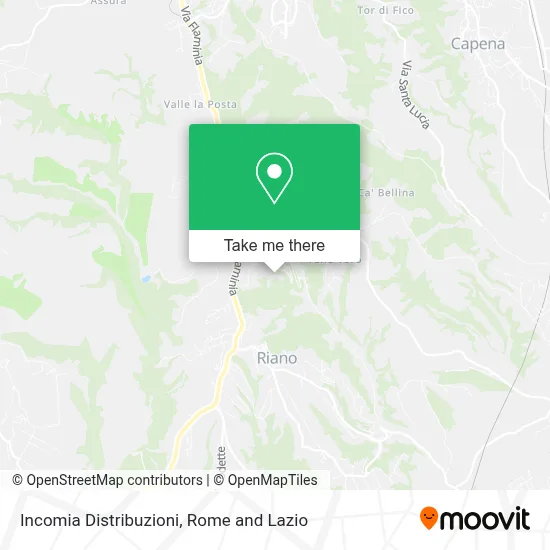 Incomia Distribuzioni map