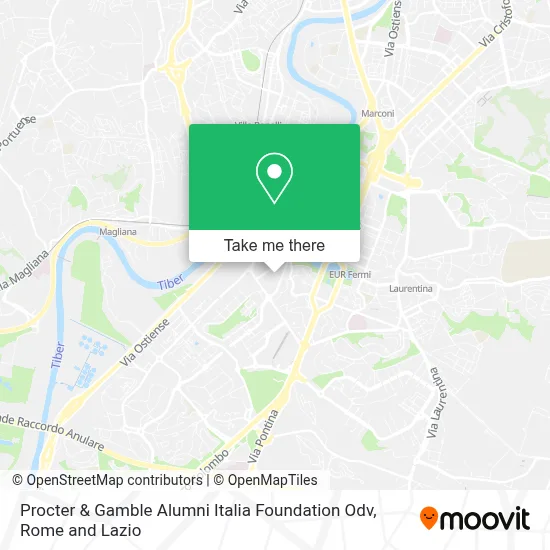 Procter & Gamble Alumni Italia Foundation Odv map