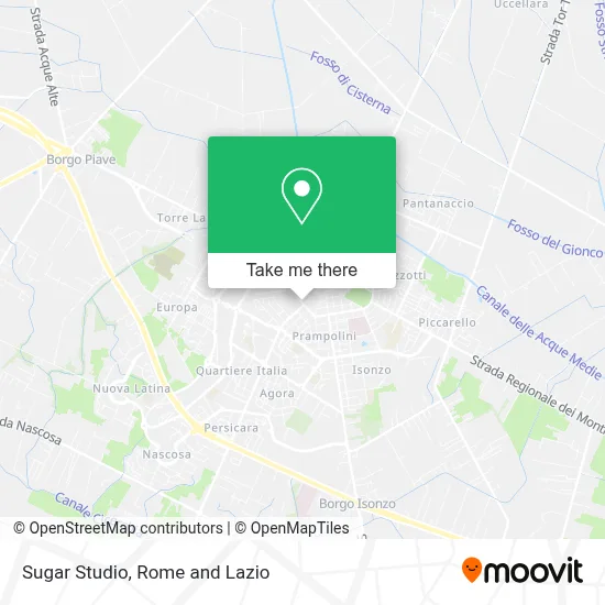Sugar Studio map