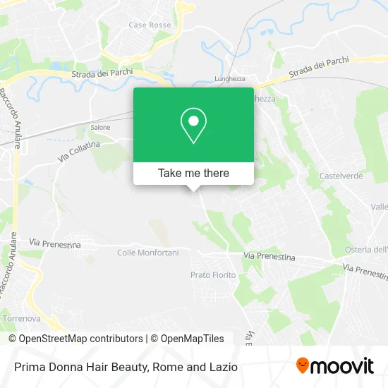 Prima Donna Hair Beauty map
