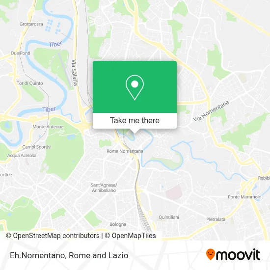 Eh.Nomentano map