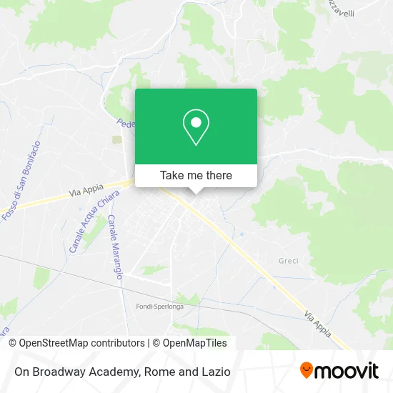 On Broadway Academy map