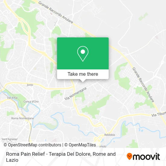 Roma Pain Relief - Terapia Del Dolore map