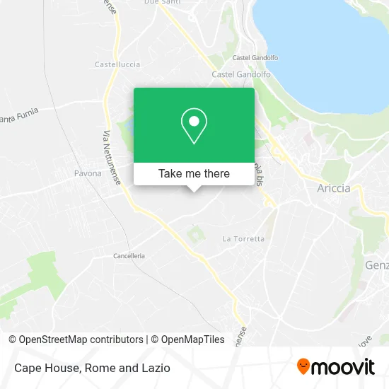 Cape House map