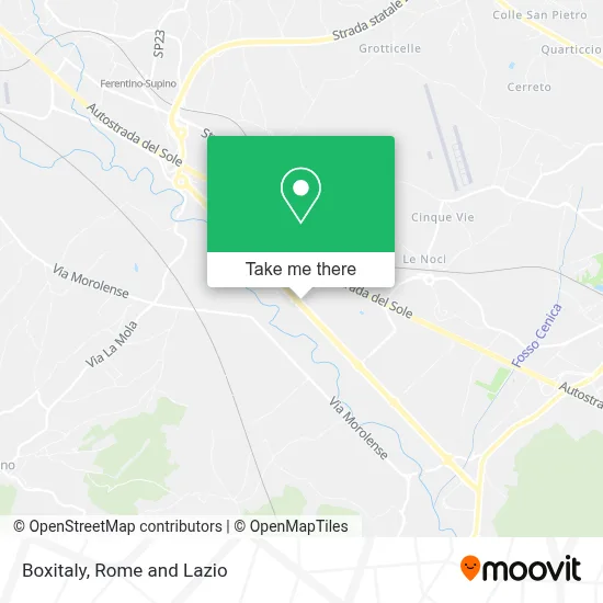 Boxitaly map