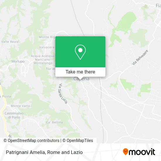 Patrignani Amelia map